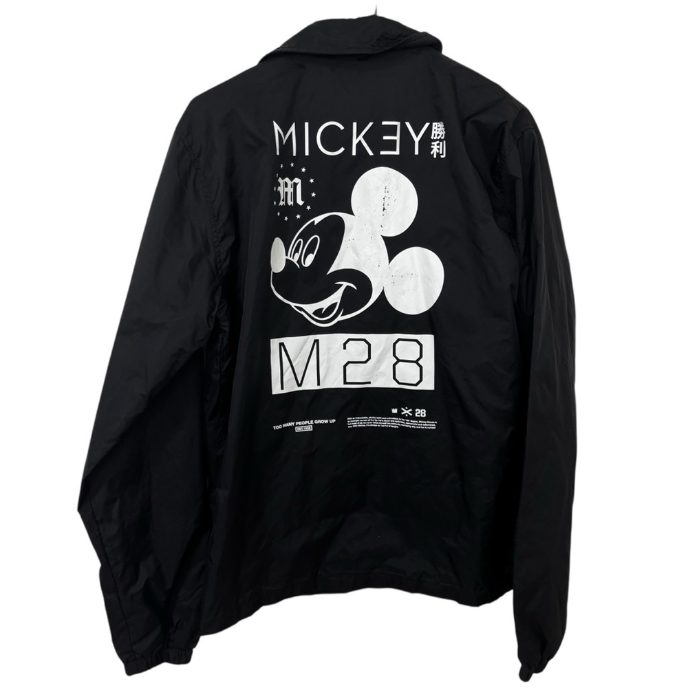 NEFF x Disney Mickey Mouse vintage windbreaker Black and white nylon  Jacket S